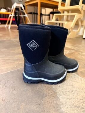 The Original Muck Boot Company Kids' Black Waterproof Rain & Snow Boots
